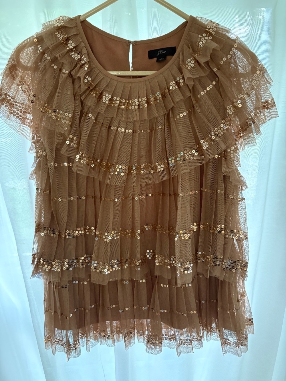 J Crew Sequin Blouse